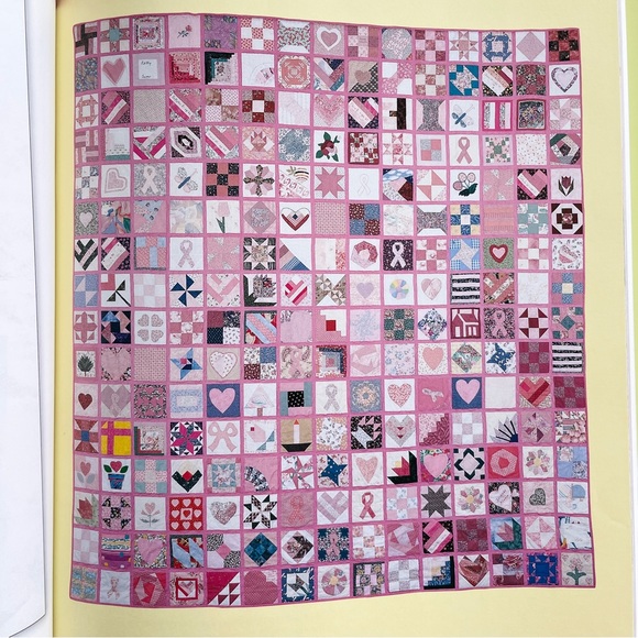 Threaded Together: The Pink Ribbon Quilt Project Hardcover Book 2008 - Picture 7 of 16